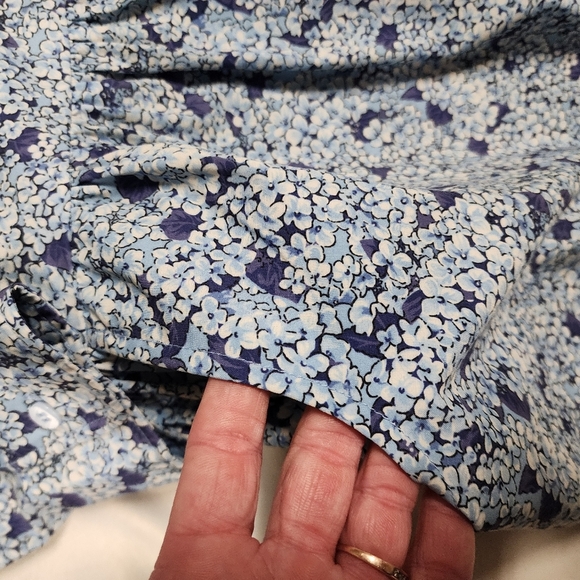 Tuckernuck Hydrangea Dress Blue & White XXS - Picture 5 of 9